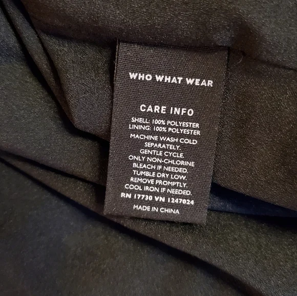 Who What Wear Black Floral Dress Long Sleeve Size XS - Picture 9 of 10